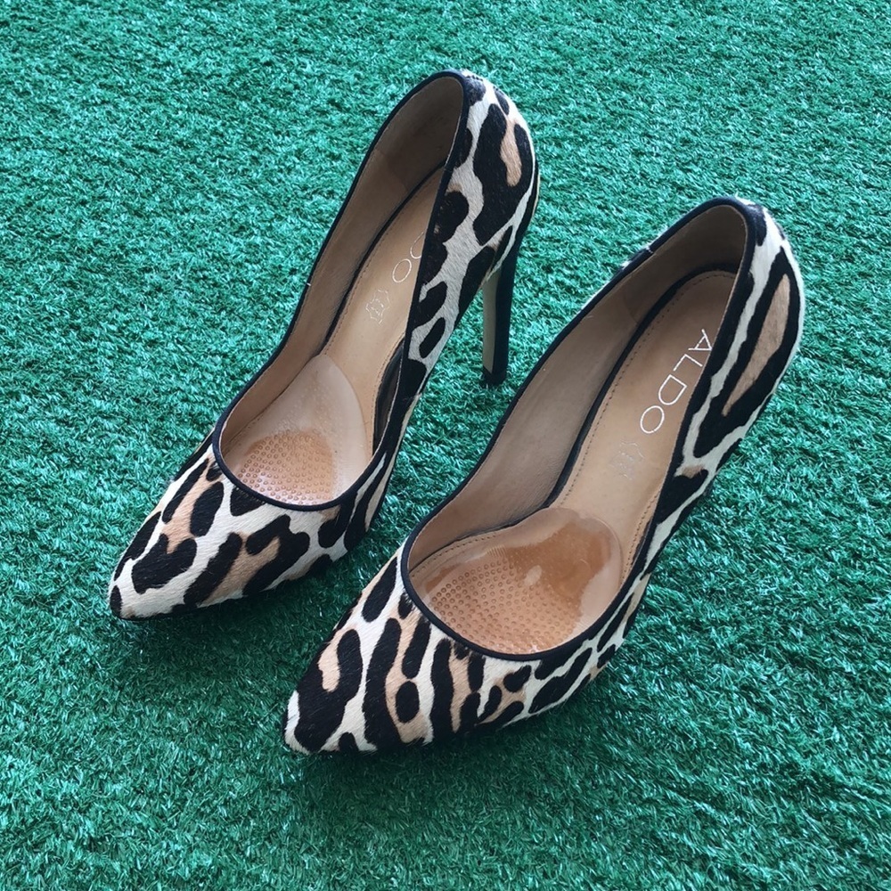 Aldo Frited Cheetah Print Heels - Picture 6 of 16